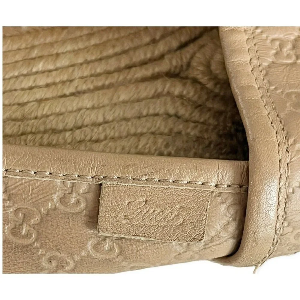 Gucci MicroGuccissima Leather Espadrilles Women's Eur Sz 39.5 US 9 Tan G…